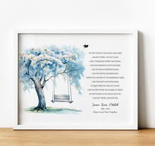 Load image into Gallery viewer, Personalised Memorial Gifts, poem, in loving memory, 1st Anniversary Gifts, thoughtful keepsake co

