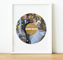 Load image into Gallery viewer, Personalised Anniversary Gifts | Song Lyrics Print - Vinyl Record Style
