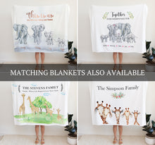 Load image into Gallery viewer, Personalised Family Cushion | Together is Our Favourite Place To Be Elephant Family Pillow
