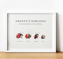 Load image into Gallery viewer, Personalised Family Print | Personalised Gift for Grandma from Grandchildren - mouse
