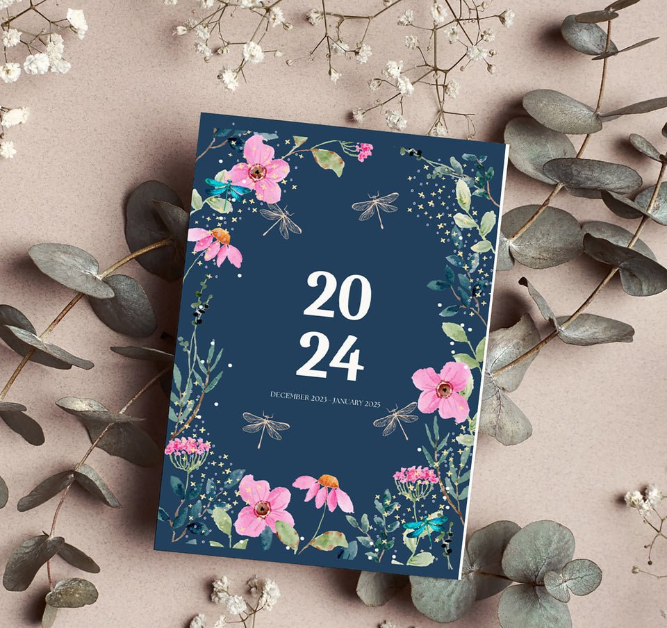 2024 Planner | 8.5x11" Monthly, Weekly & Daily Planner & Notebook