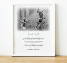 Load image into Gallery viewer, Personalised Poem for Grandparents from Grandchildren | Grandparent Photo Gifts
