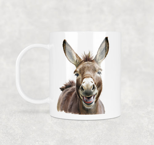 Colourful Animal Watercolour Mugs: Functional & Stylish Tea & Coffee Donkey Mug