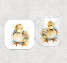 Load image into Gallery viewer, Colourful Animal Watercolour Mugs: Functional &amp; Stylish Tea &amp; Coffee Duck Mug
