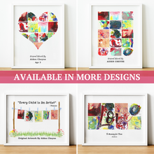 Load image into Gallery viewer, Look What I Made | Display Children&#39;s Artwork - Keepsake Collage Print
