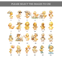 Load image into Gallery viewer, Personalised Family Print | Personalised Gift for Grandma from Grandchildren - ducklings
