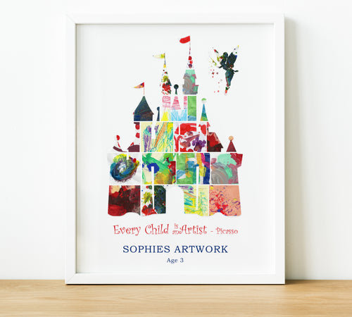 Look What I Made | Display Children's Artwork - Keepsake Collage Print