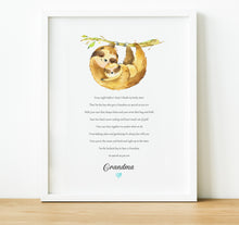 Load image into Gallery viewer, Personalised Poem for Granny from Grandchild | New Grandma Gift
