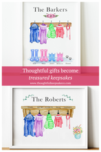 Load image into Gallery viewer, Personalised Family Print | Raincoat Family
