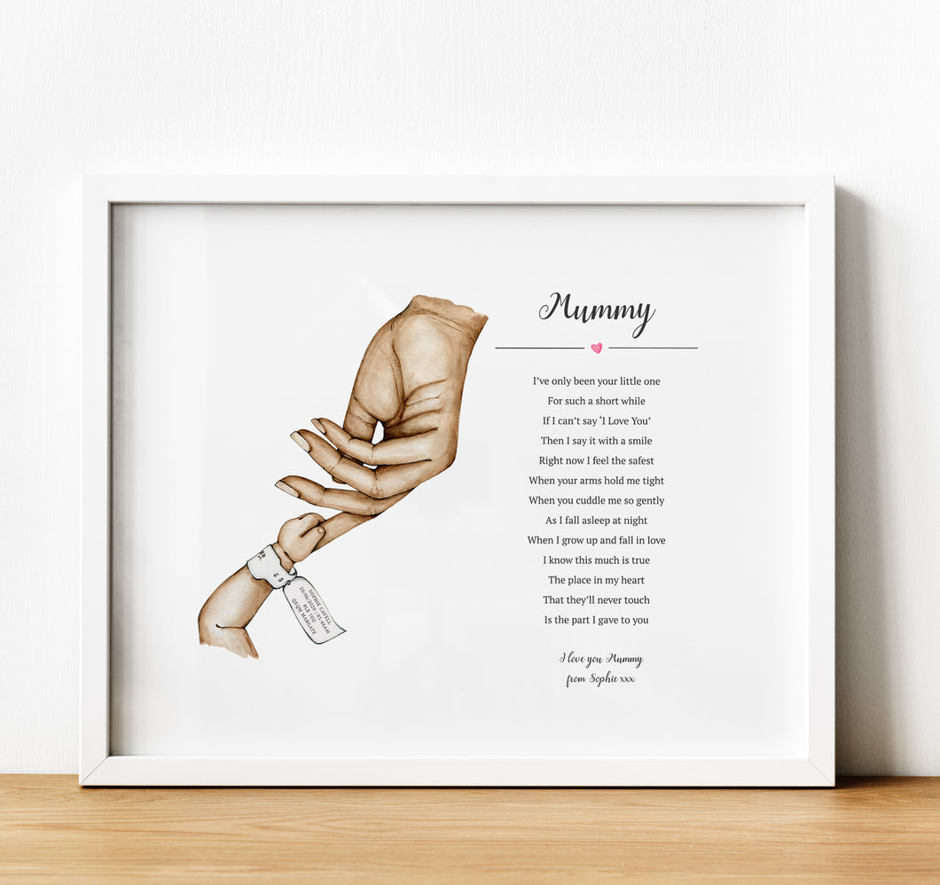 Personalised Poem for Mum from Child | Gift for Mum from Baby