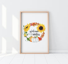 Load image into Gallery viewer, Personalised Family Print, Autumn Wall Art, Thoughtful Keepsake Co
