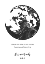 Load image into Gallery viewer, Personalised Anniversary Gifts,  Song Lyric Print, Wedding Vows Print, 1st Anniversary Gifts, First Dance Lyrics, Wedding Song Print, thoughtful keepsake co
