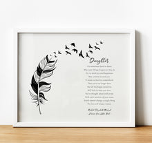 Load image into Gallery viewer, Personalised Memorial Gifts | Remembrance Poem Print
