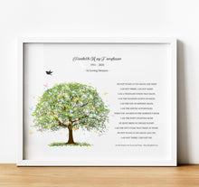 Load image into Gallery viewer, Personalised Memorial Gifts, remembrance poem, in loving memory, 1st Anniversary Gifts, thoughtful keepsake co (1)
